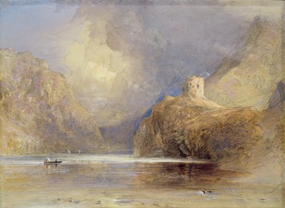 Dolbadern Castle, Llanberis, North Wales by Samuel Palmer